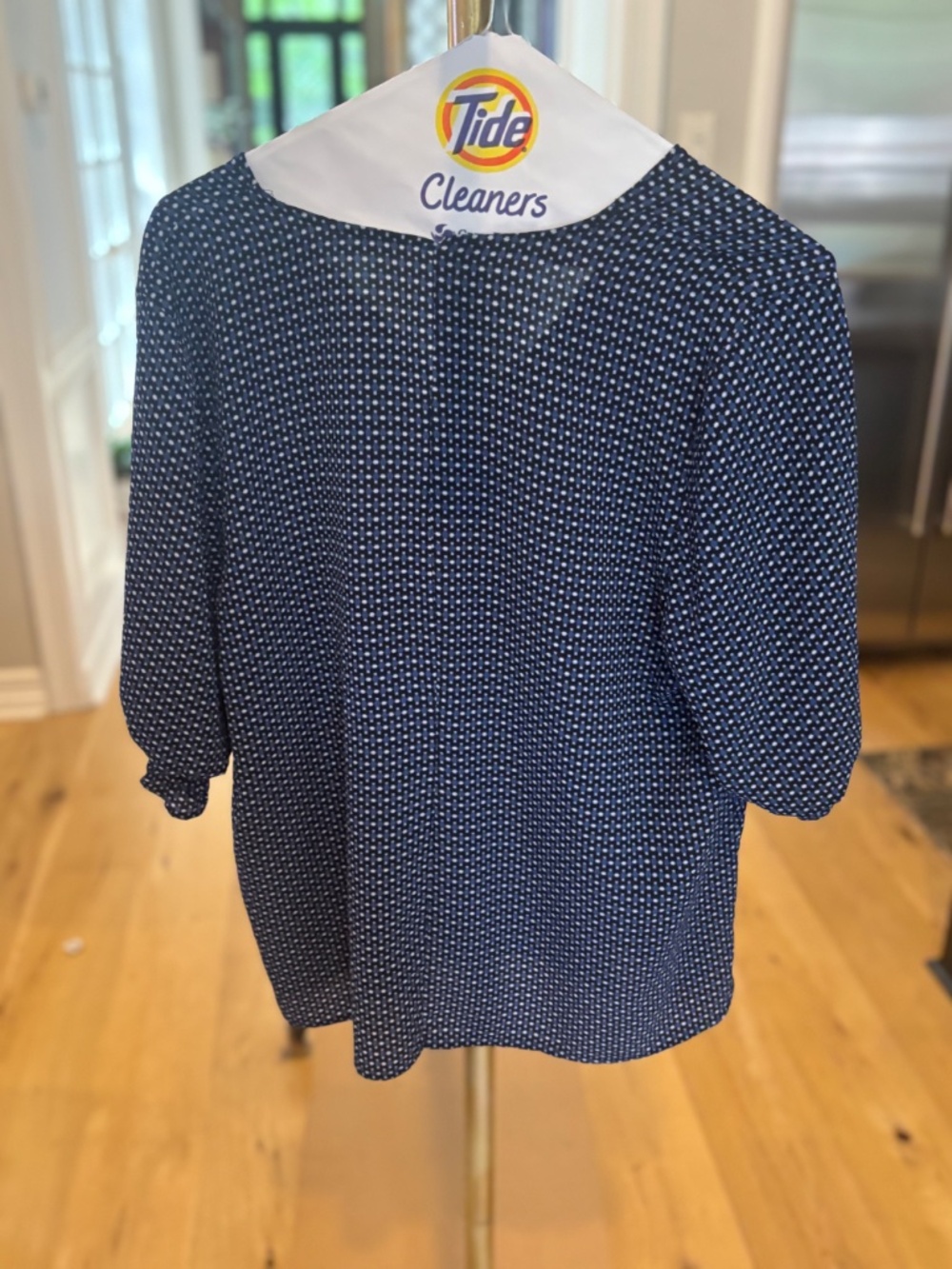 Blue patterned blouse - Picture 2 of 2